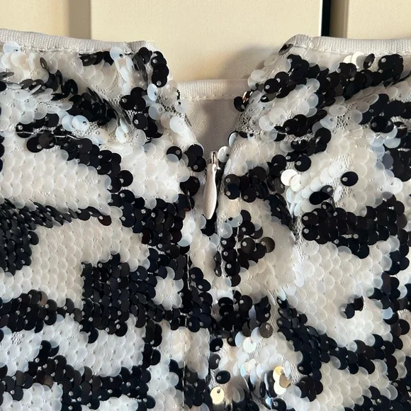 Nasty Gal Premium Sequin High-Waisted Fitted Mini Skirt, NWT - Picture 7 of 16